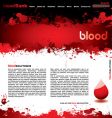 blood splatter vector image vector image