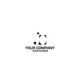 initial jc logo design vector image