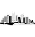 modern city metropolis vector image