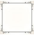 elegant frame vector image