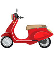 isolated scooter cartoon on white background vector image