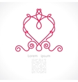 decorative elegant frame vector image