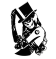 katrina one color vector image