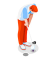 golf 2016 sports 3d isometric vector image