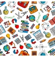 science and knowledge symbols wallpaper vector image