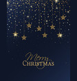 merry christmas stars vector image vector image