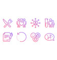 signing document recovery data and networking vector image