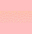 3d of voronoi based pattern vector image