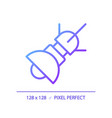 space based radar pixel perfect gradient linear vector image vector image