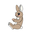 scandi cartoon animal clip art vector image