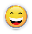 big smiley vector image