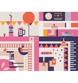 celebration abstract concept vector image