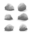 set of stones vector image vector image