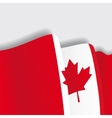 canadian waving flag vector image