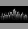 city skyline vector image