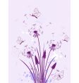 floral background vector image