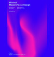 design template with vibrant gradient shapes vector image