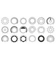 volume adjustment dials round level knob rotary vector image vector image