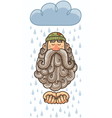 beggar vector image vector image