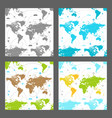 seamless pattern of the map vector image
