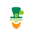 st patricks day icon vector image