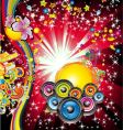 musical event background vector image