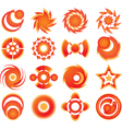 abstract icons vector image