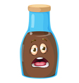 cartoon bottle vector image vector image
