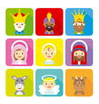 christmas card vector image