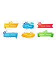 refer friend banner referral program at work vector image