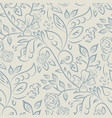 wildflower seamless pattern background vector image