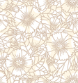 daisy doodle seamless pattern vector image vector image