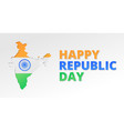 india republic day poster vector image