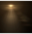 light flare special effect vector image vector image