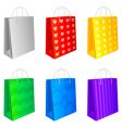 shopping bags vector image
