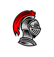 knight helmet could be use as logo icon or avatar vector image vector image
