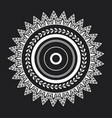 ornament circle in boho style vector image vector image