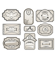 vintage labels vector image vector image