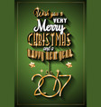 2017 happy new year background for your seasonal vector image