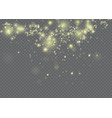white sparks and stars glitter special light vector image