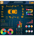car service infographics 28 vector image