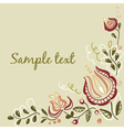 floral frame vector image vector image
