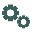 gears icon vector image