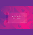 creative geometric wallpaper vector image vector image