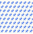 seamless pattern with zodiac sign sagittarius vector image