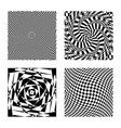 optical illusion op graphic art hypnotic vector image