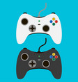 video game controller set of gamepads vector image vector image