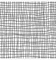 hand drawn checkered seamless pattern messy vector image vector image