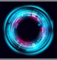 magic circle light effects isolated vector image