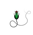 stylish icon a colorful mouse pc icon isolated vector image vector image